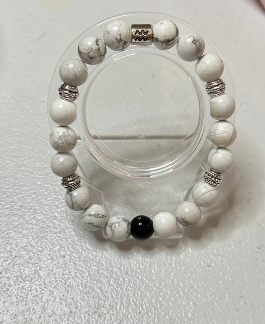 Mens bracelets (zodiac Aquarius)