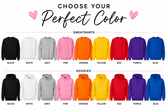 Custom hoodies/sweat shirts