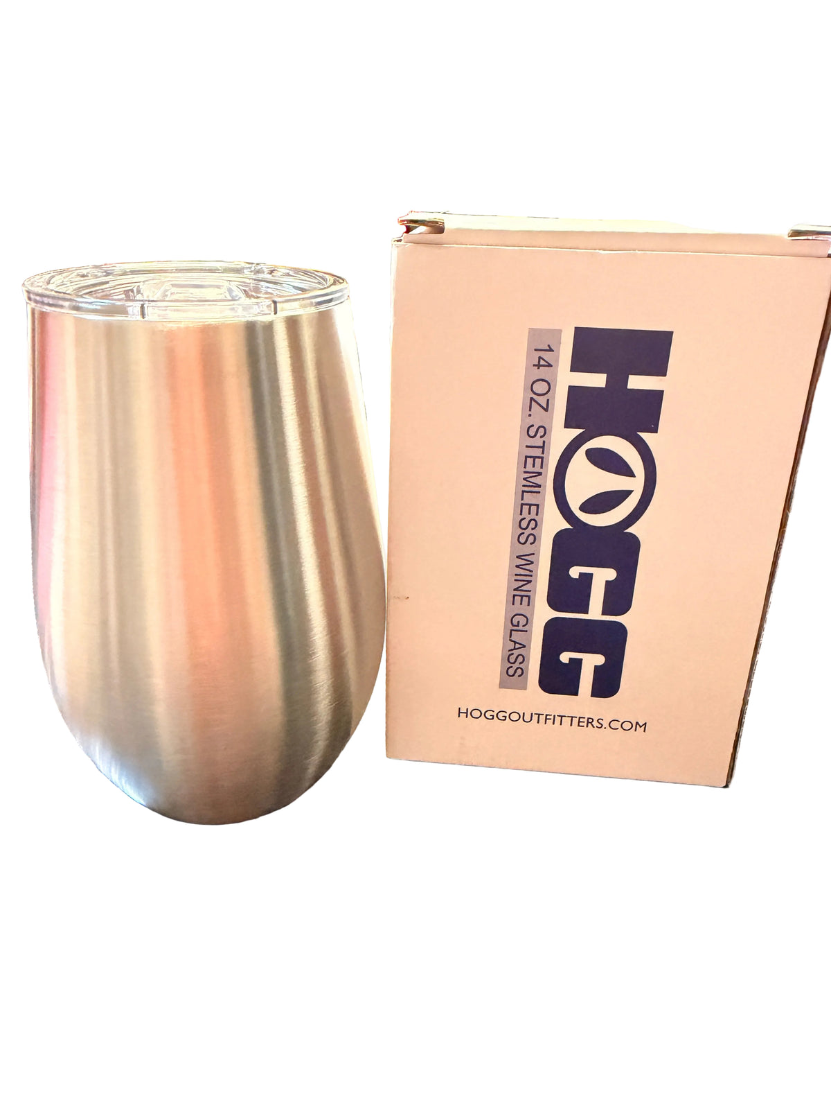 14oz stemless wine glass
