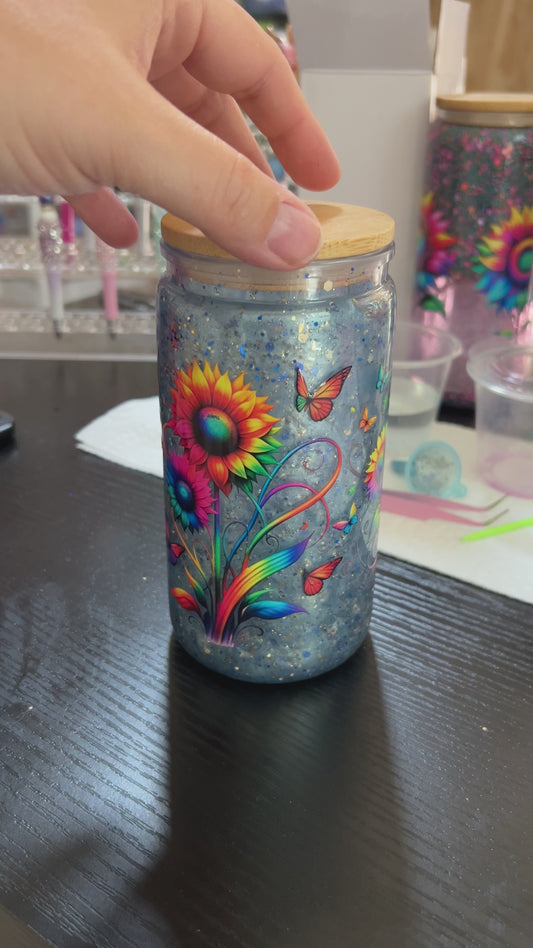 16oz Snow globe cup (acrylic)